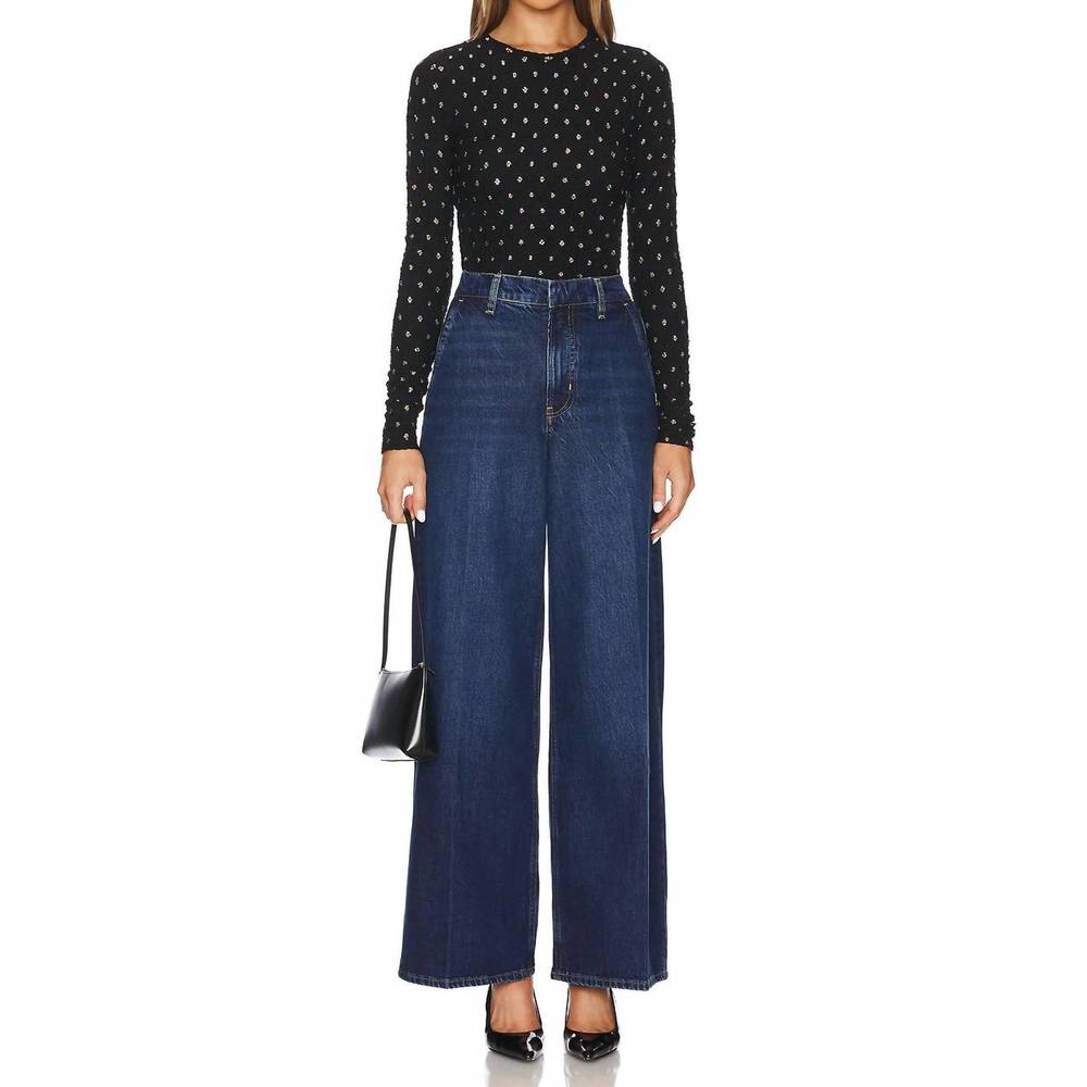 NEW FRAME wide trouser pants in blindspot - Picture 5 of 5